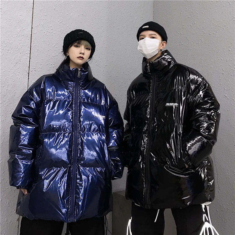 

Autumn And Winter Korean Couple Cotton Jacket Thick Quilted Loose Street Bread Jacket Windbreaker